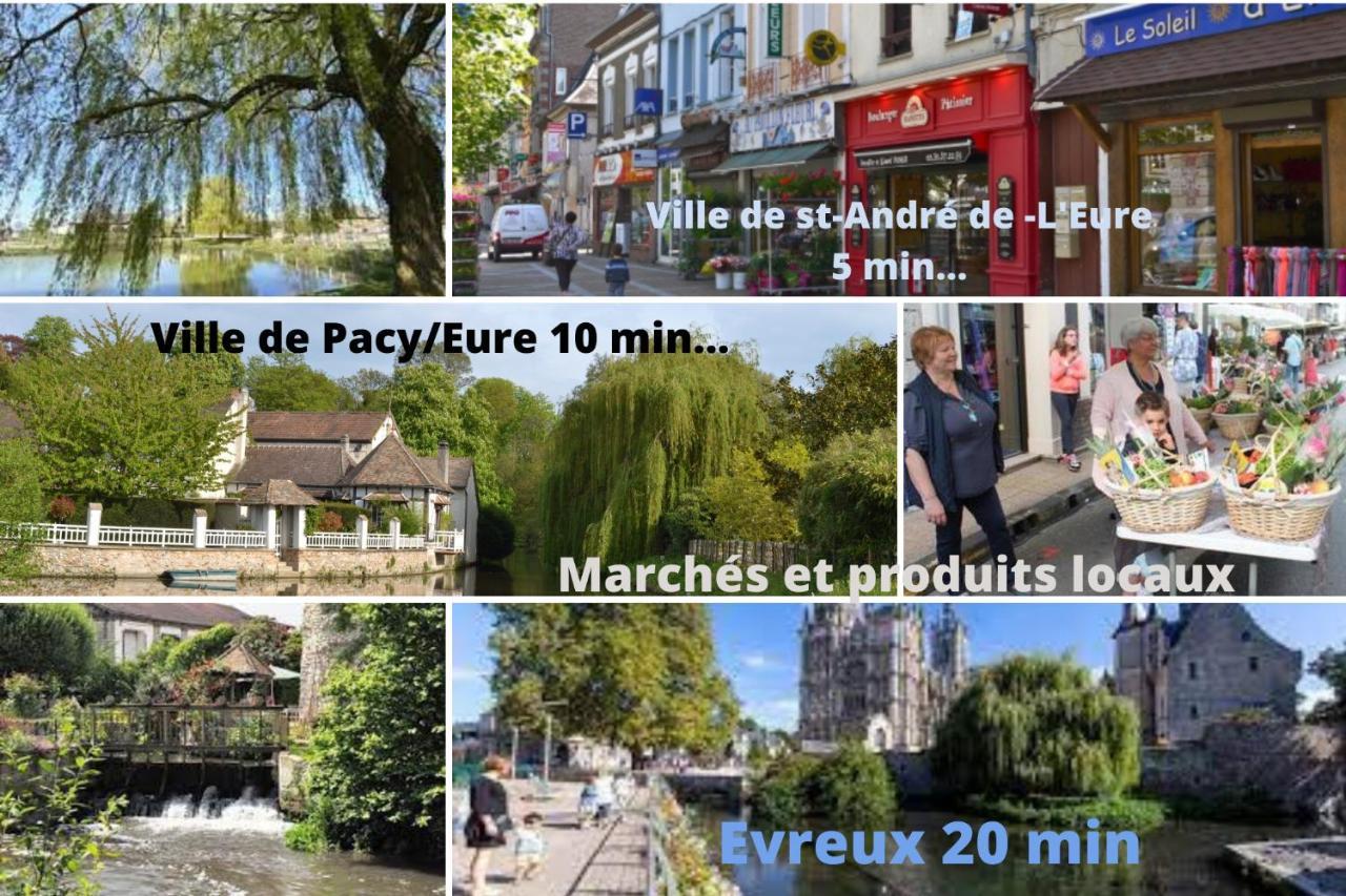 Gite La Fontaine -Cozy-1H De Paris -Jacuzzi PrivatifLa Boissiere  エクステリア 写真