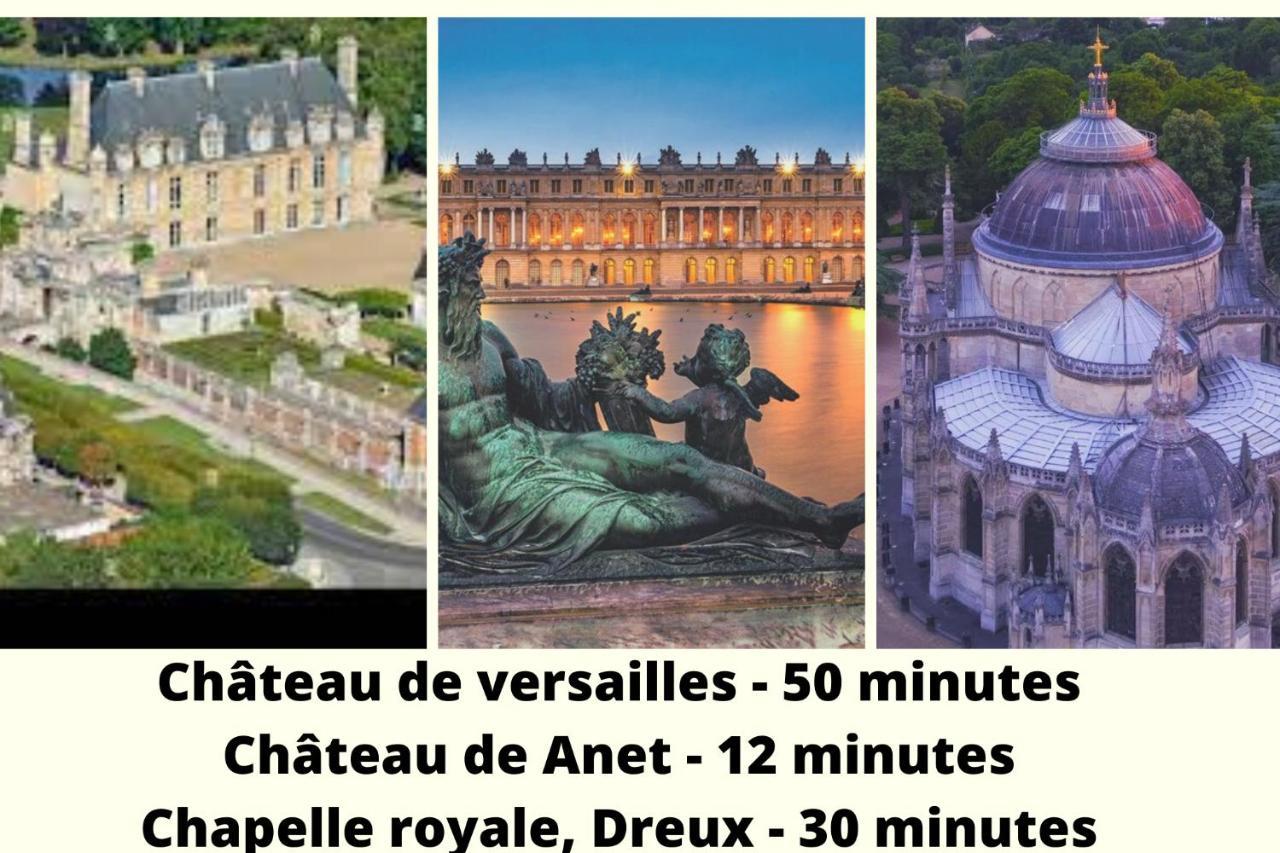 Gite La Fontaine -Cozy-1H De Paris -Jacuzzi PrivatifLa Boissiere  エクステリア 写真