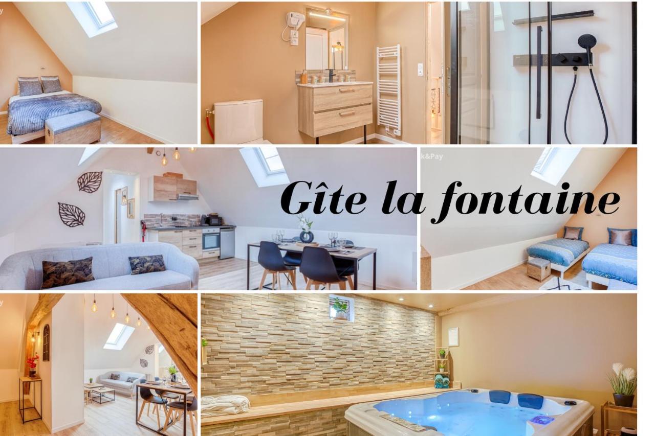 Gite La Fontaine -Cozy-1H De Paris -Jacuzzi PrivatifLa Boissiere  エクステリア 写真